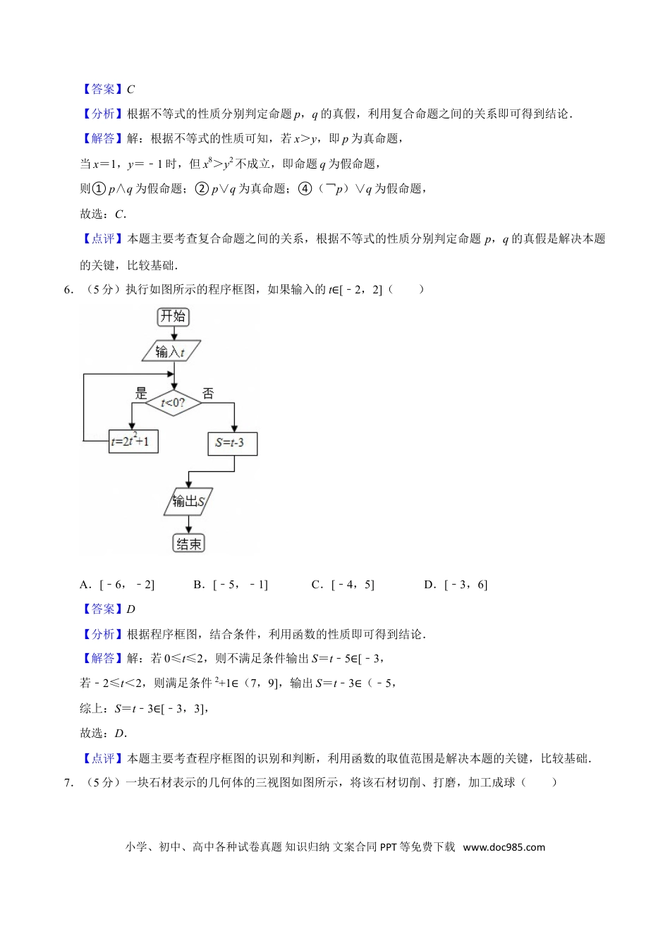 【免费下载】湖南2014年高考数学真题（理科）（湖南自主命题）（解析版）.doc