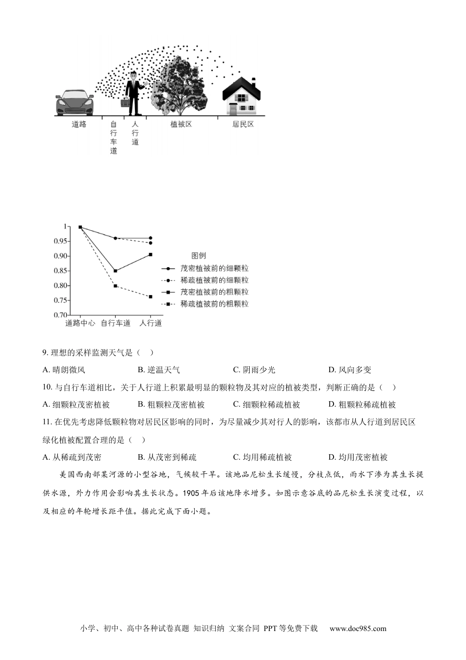 【免费下载】湖南2024年高考地理真题（湖南自主命题）（原卷版）.docx
