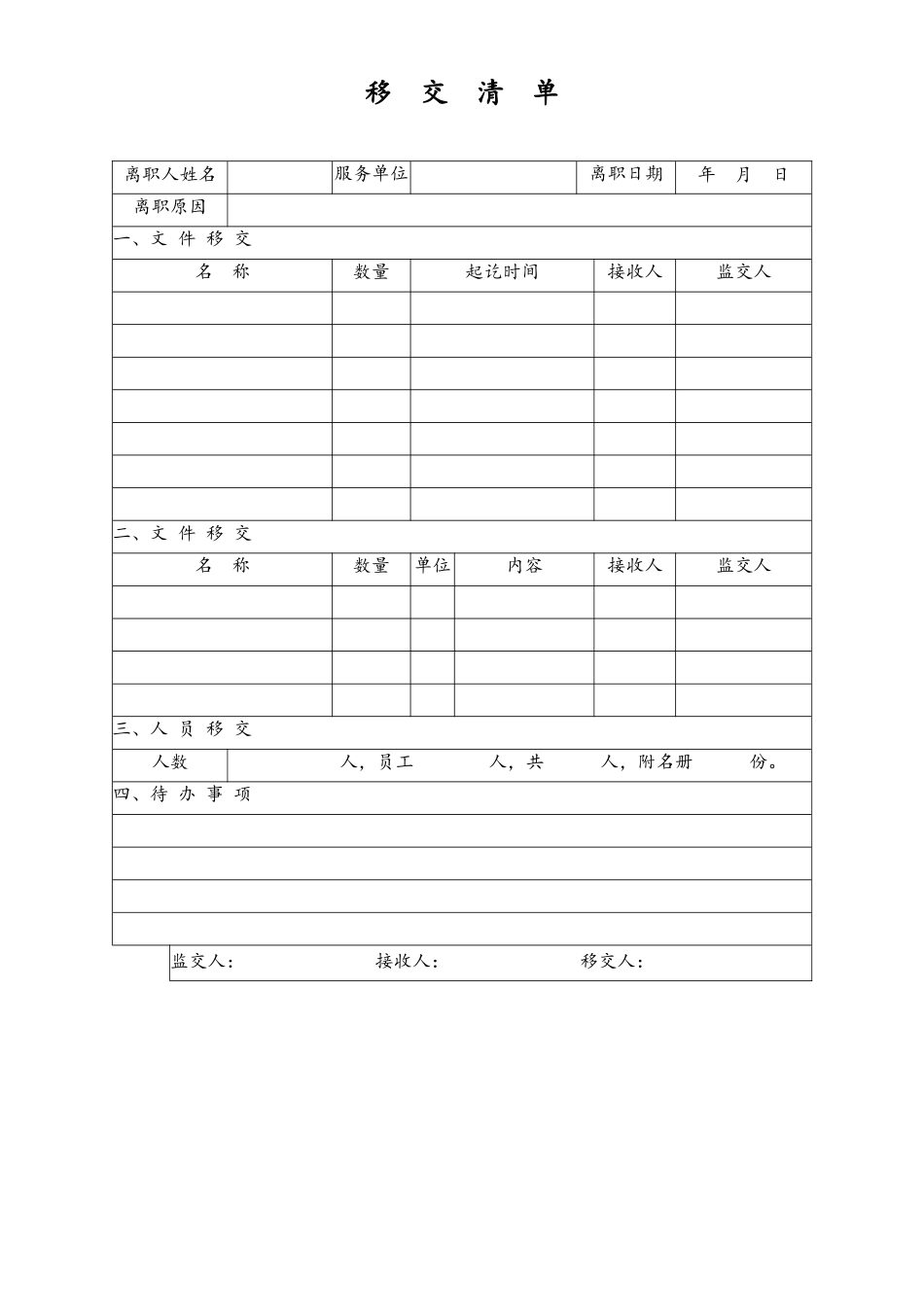 离职移交清单.doc