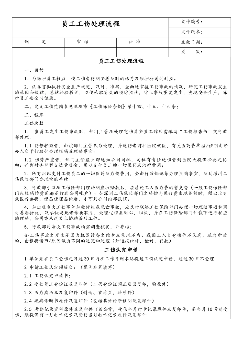 XX集团_工伤处理流程.docx