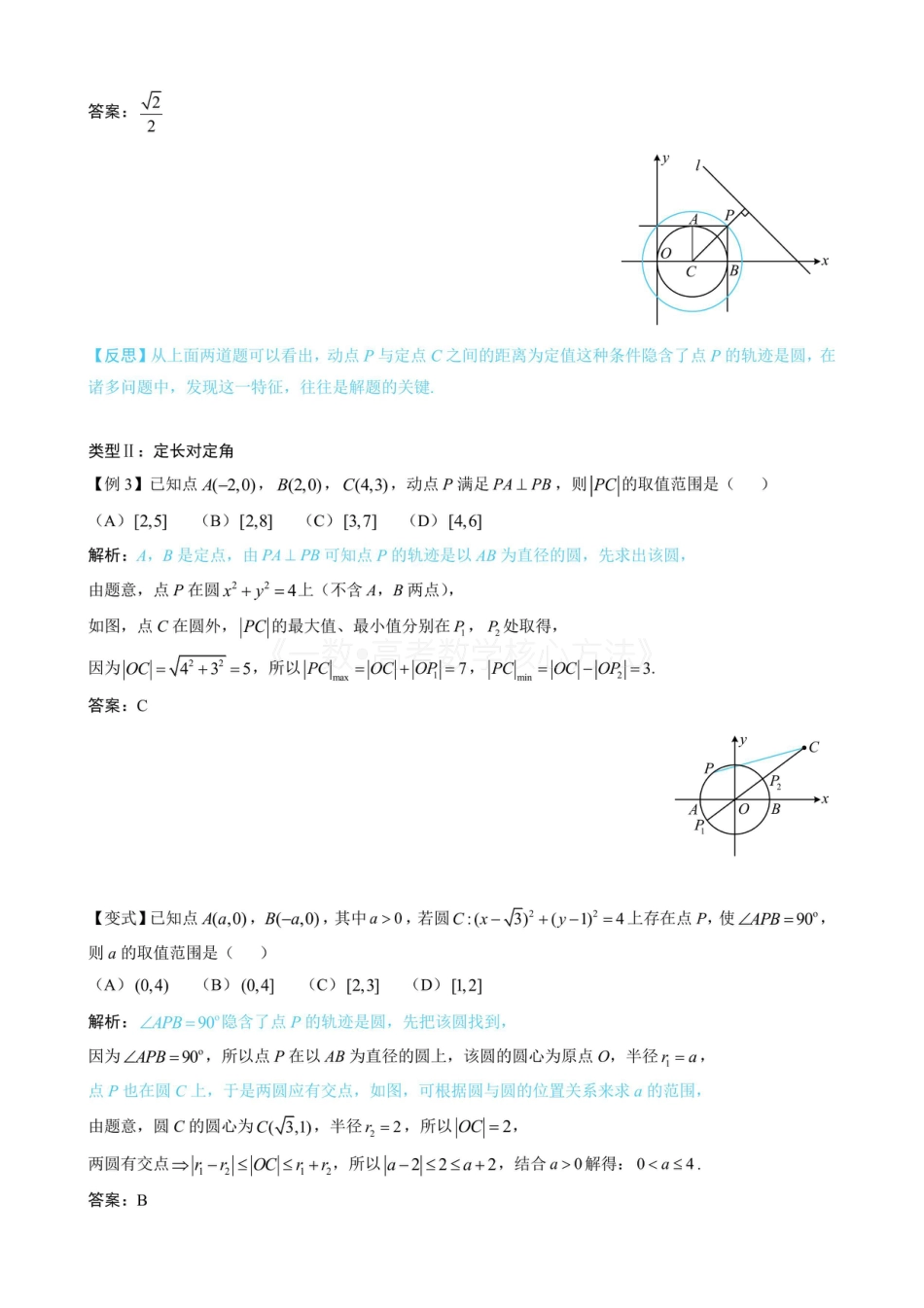 高一数学 第6节 隐圆问题（无答案）.pdf