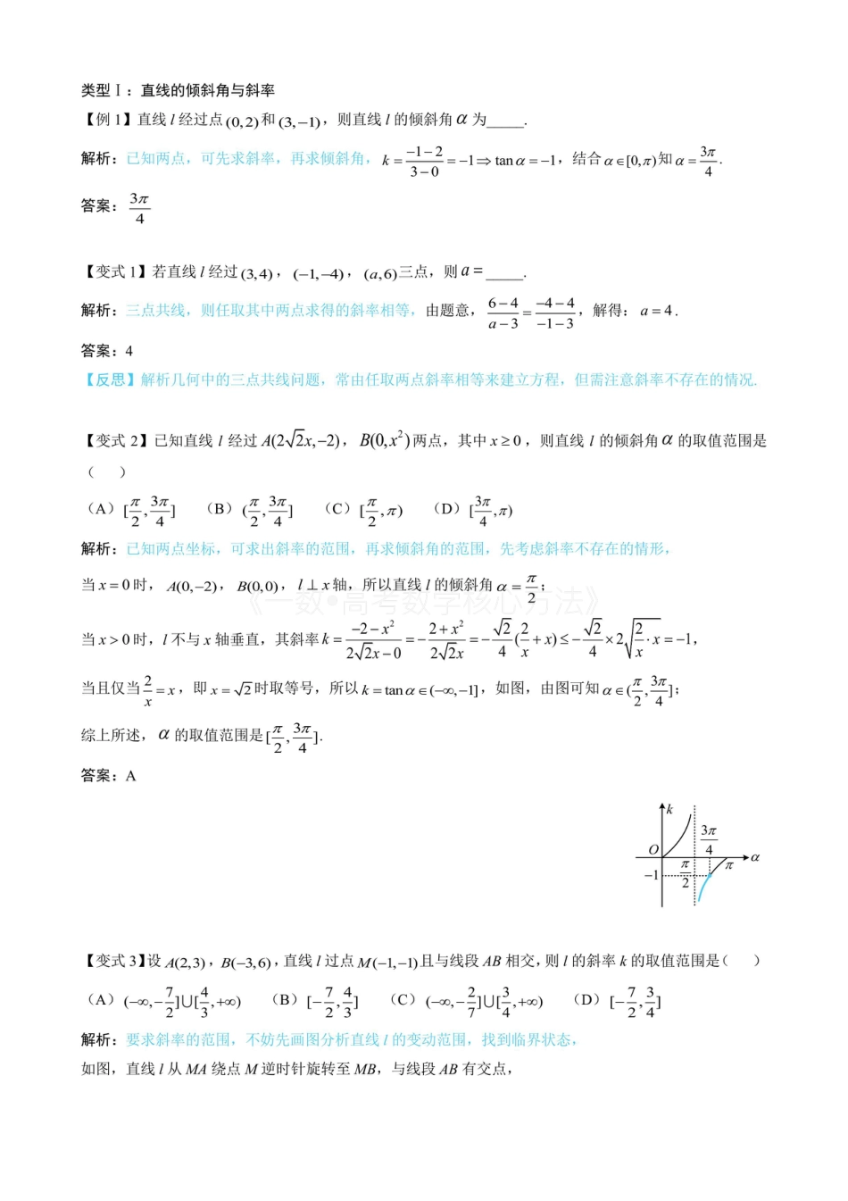 高一数学 第1节 直线的方程(无答案).pdf