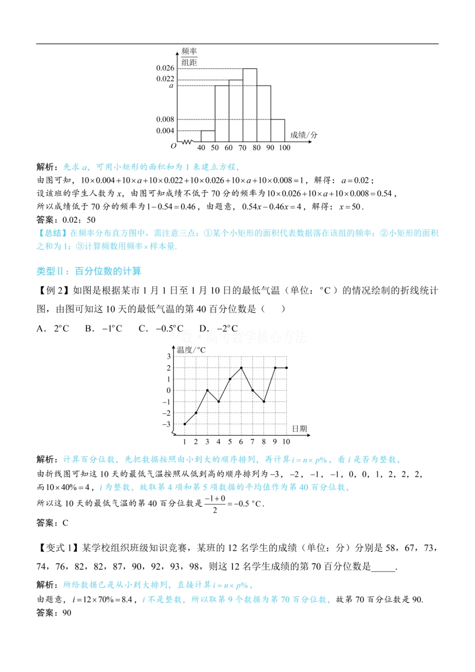 高一数学 第2节 用样本估计总体：方法册+练习册 (1).pdf