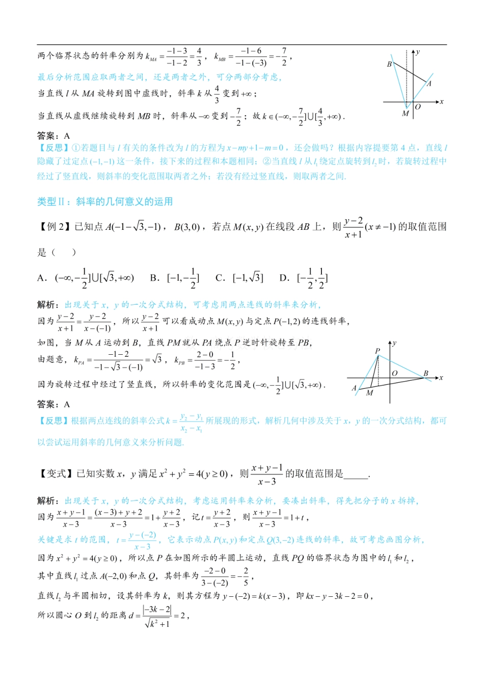 高一数学 第1节 直线的方程：方法册+练习册 (1).pdf
