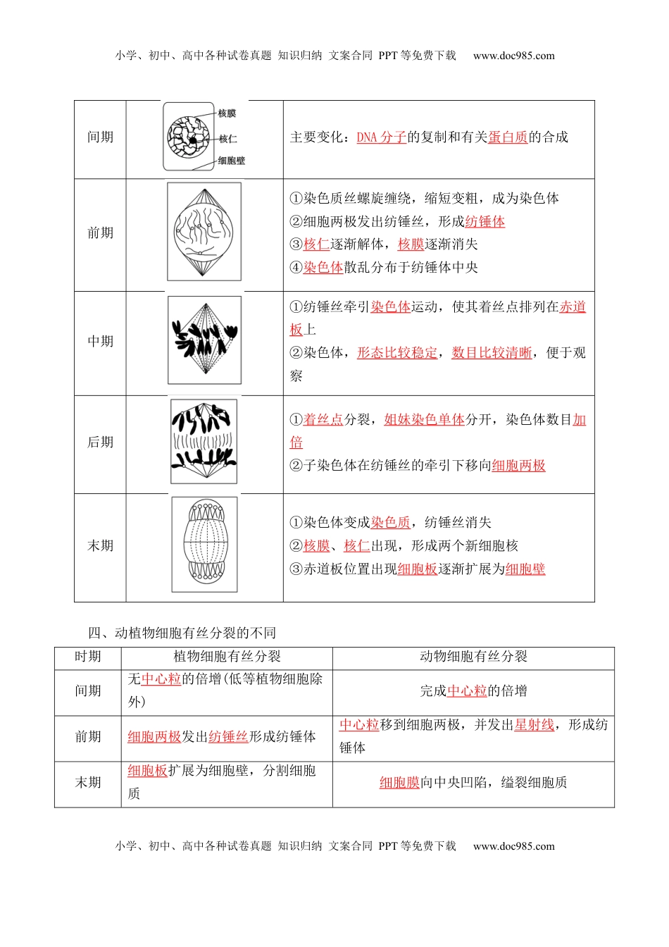 6.1 细胞的增殖-2022-2023学年高一生物上学期课后培优分级练（2019人教版必修1）（解析版）.docx