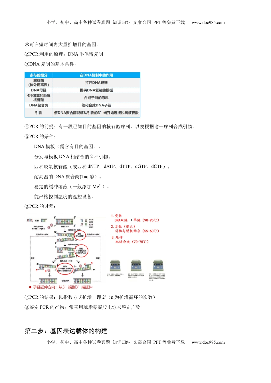 3.2 基因工程的基本操作程序-2022-2023学年高二生物课后培优分级练（人教版2019选择性必修3）（解析版）.docx
