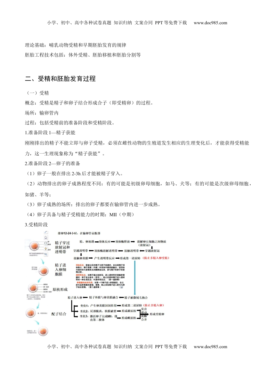 2.3 胚胎工程-2022-2023学年高二生物课后培优分级练（人教版2019选择性必修3）（解析版）.docx