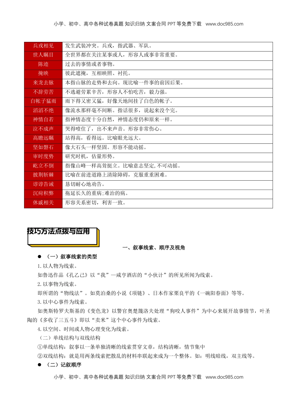 第一单元单元总结（解析版）-【上好课】2022-2023学年高二语文选择性必修上册同步备课系列（统编版）_new.docx