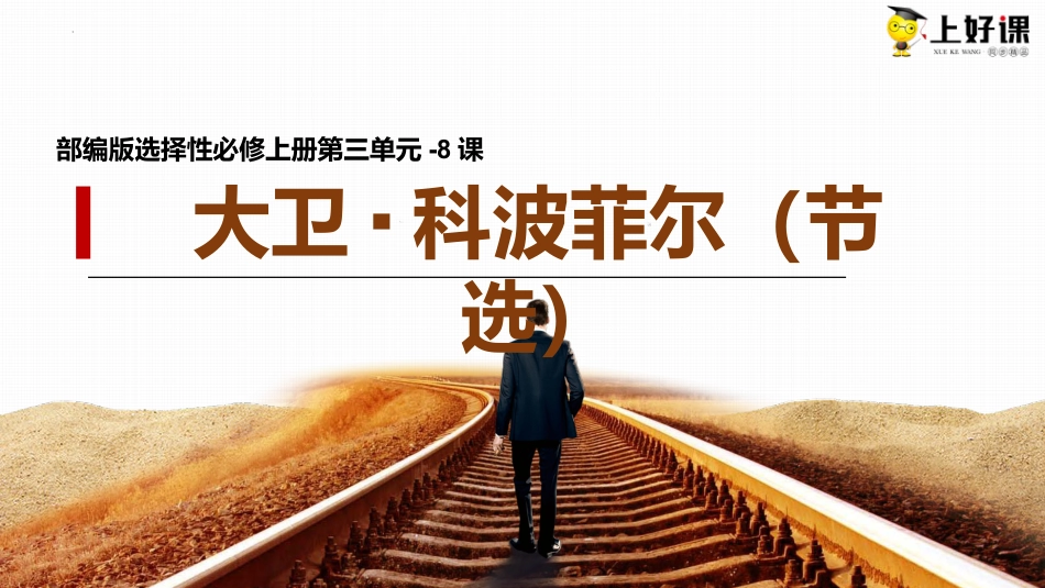 8《大卫·科波菲尔（节选）》同步课件-【上好课】2022-2023学年高二语文选择性必修上册同步备课系列（统编版）.pptx