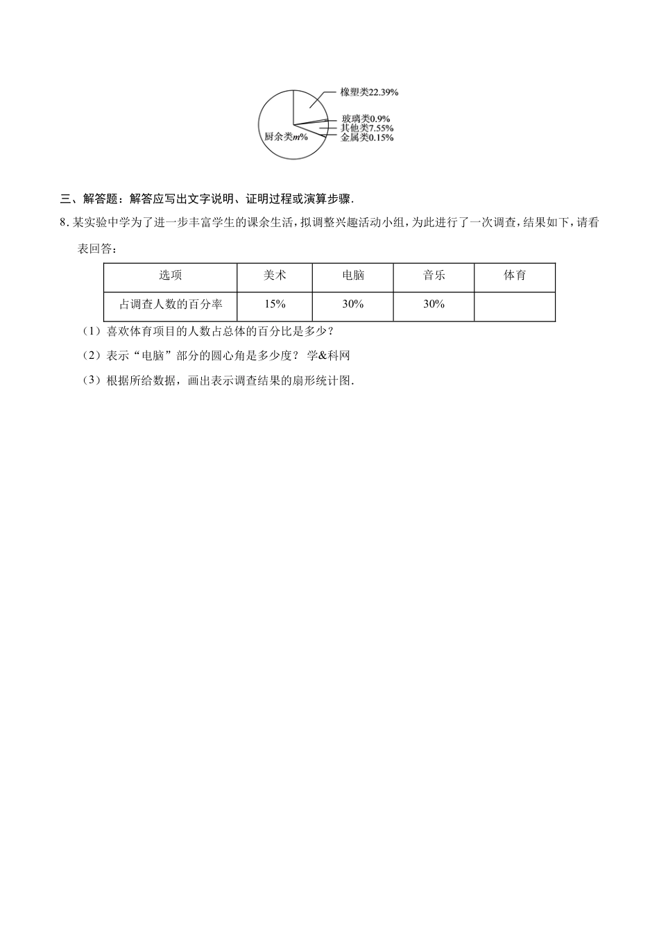 10.1 统计调查-七年级数学人教版（原卷版）.doc