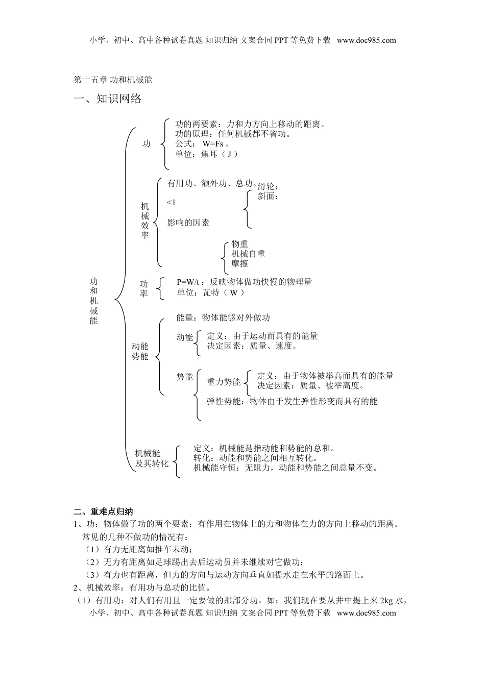 九年级物理下册复习资料(1).doc