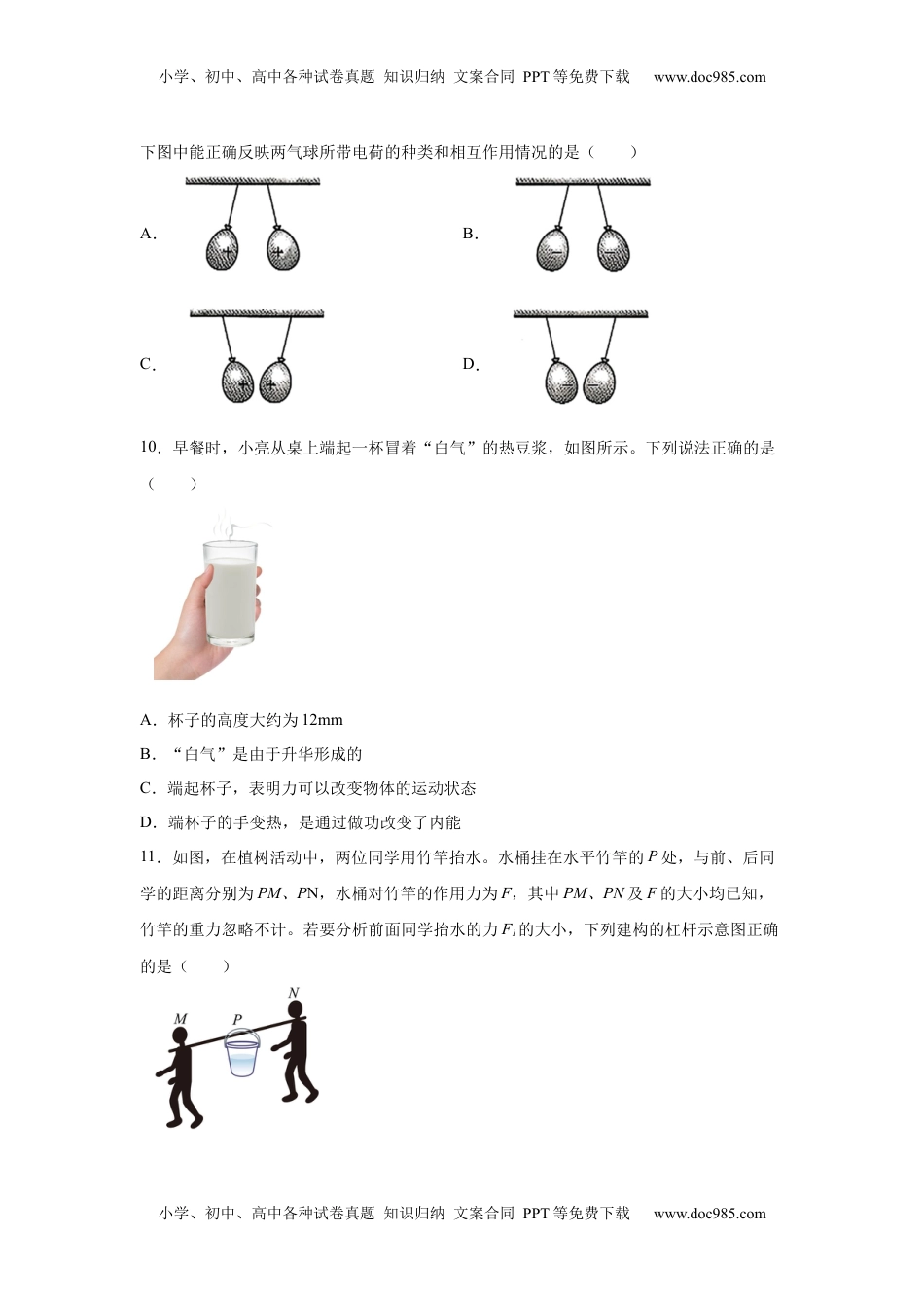 2025年河南省中考物理试题.docx