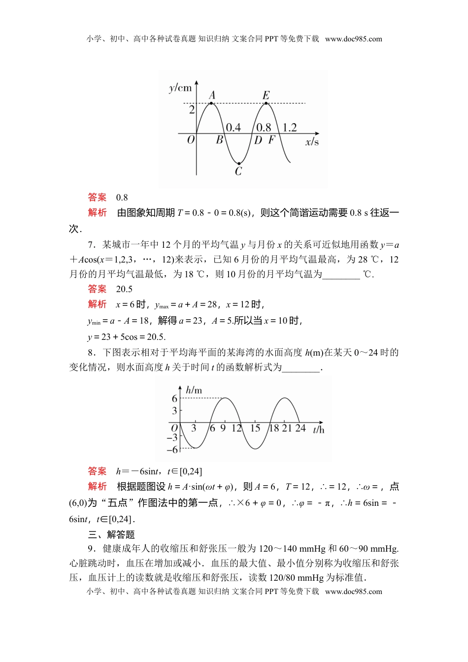 高中数学 必修1第五章  5．7  课后课时精练.doc