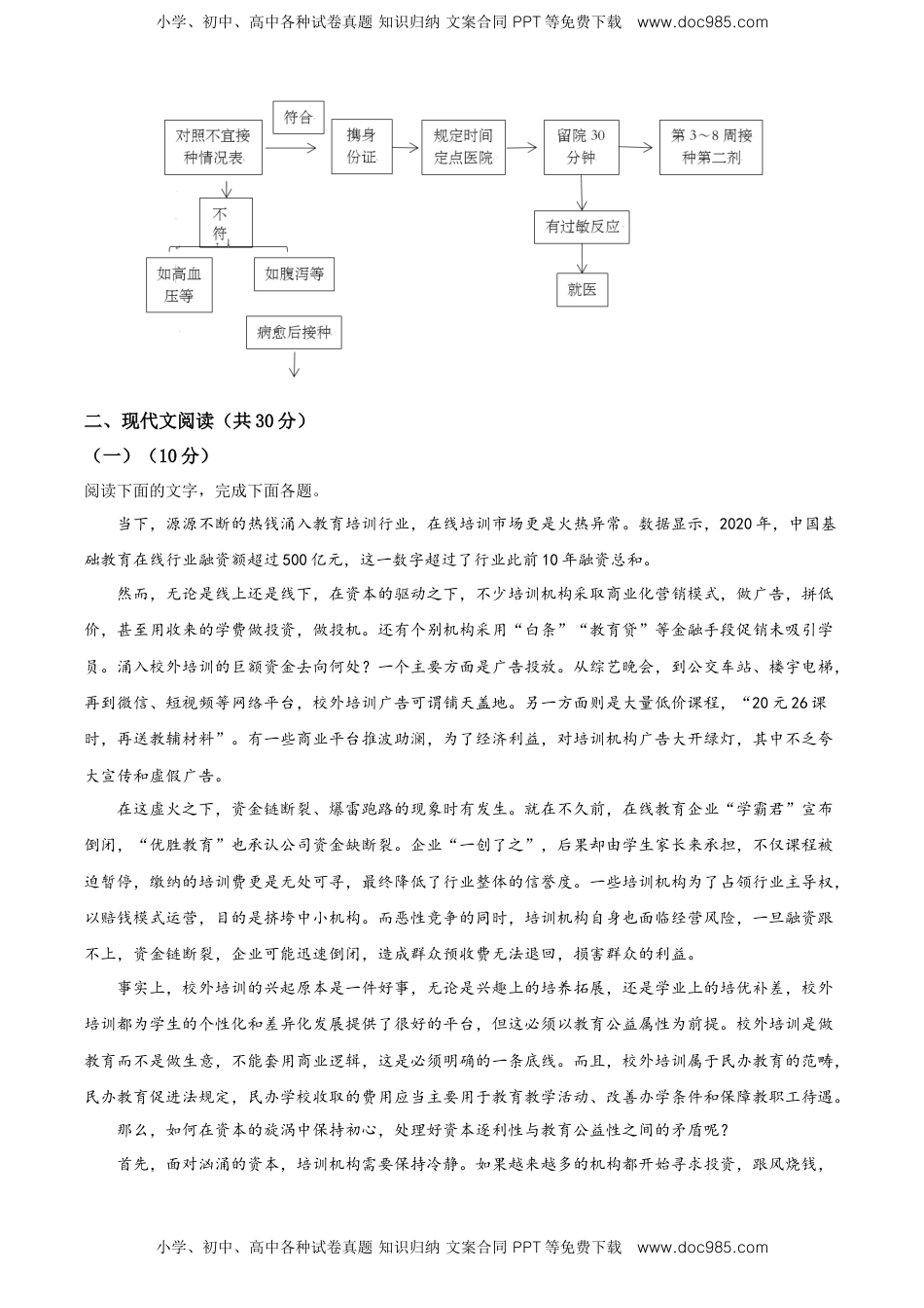 高中语文 选修中  高二下学期期中联考语文试题（原卷版）.doc