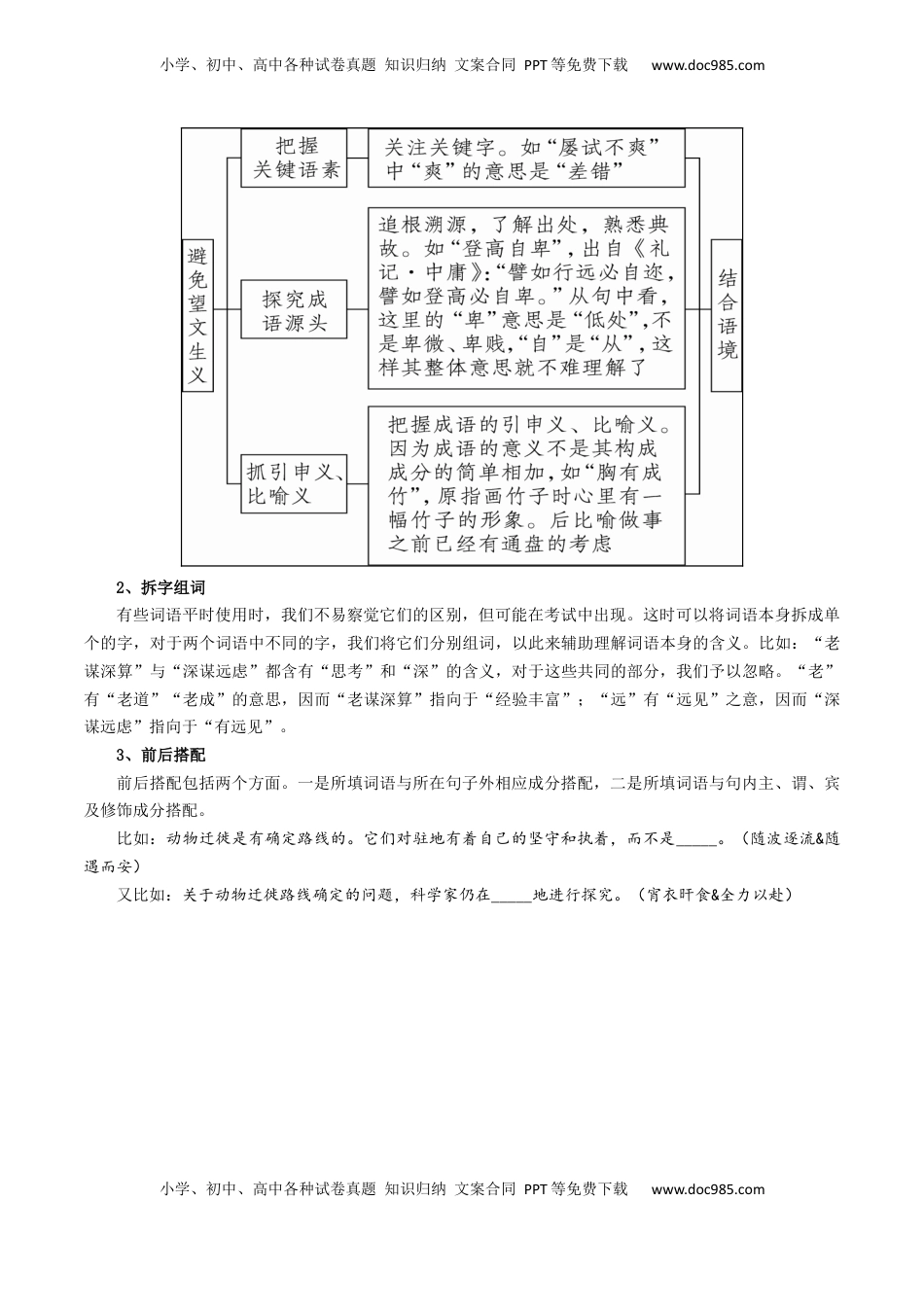 高考语文复习 考点01 正确使用词语（包括熟语）-备战2025年高考语文一轮复习考点帮（天津专用）（原卷版）.docx