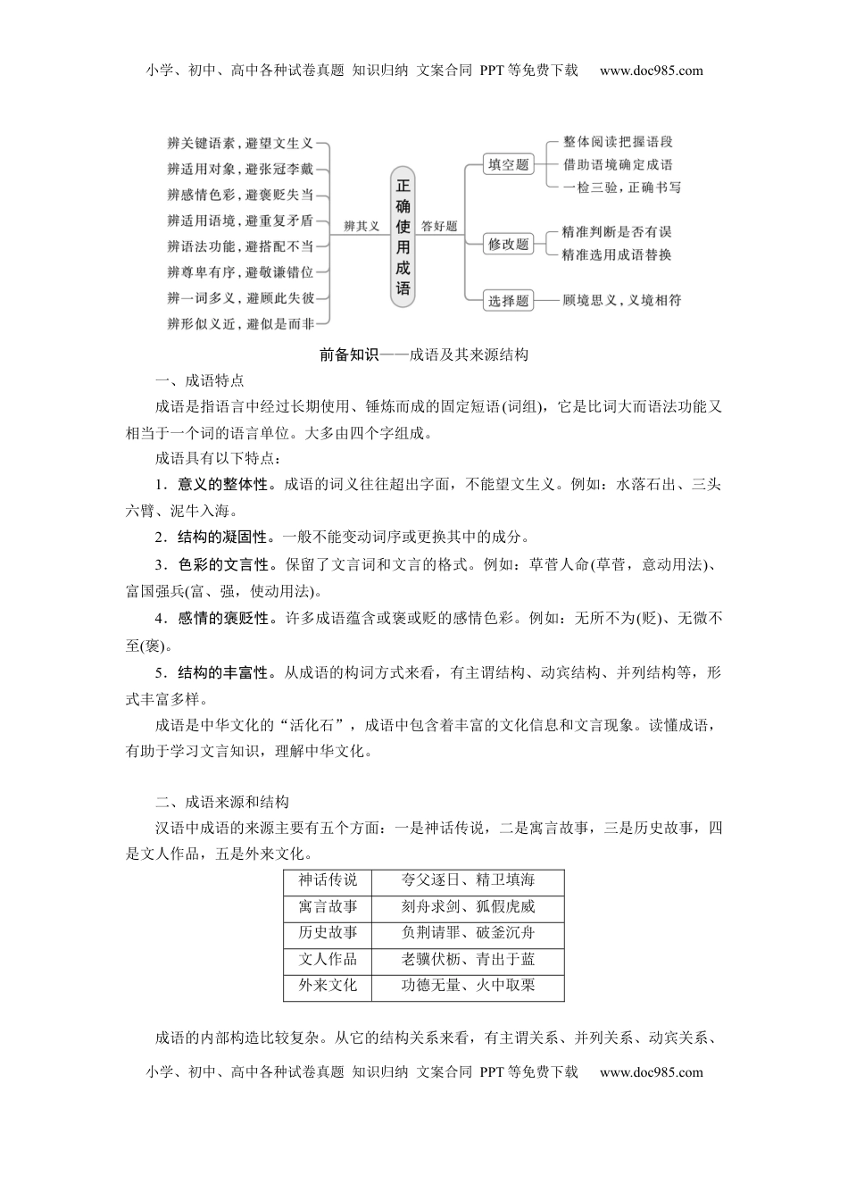 高考语文复习 板块八　学案69　正确使用成语——识义记形，义境相符.docx