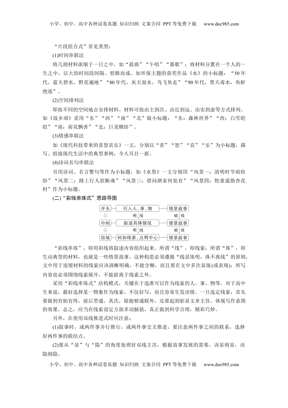 高考语文复习 板块十　学案93　精巧构思，曲笔叙事——匠心独运，行文跌宕 (1).docx