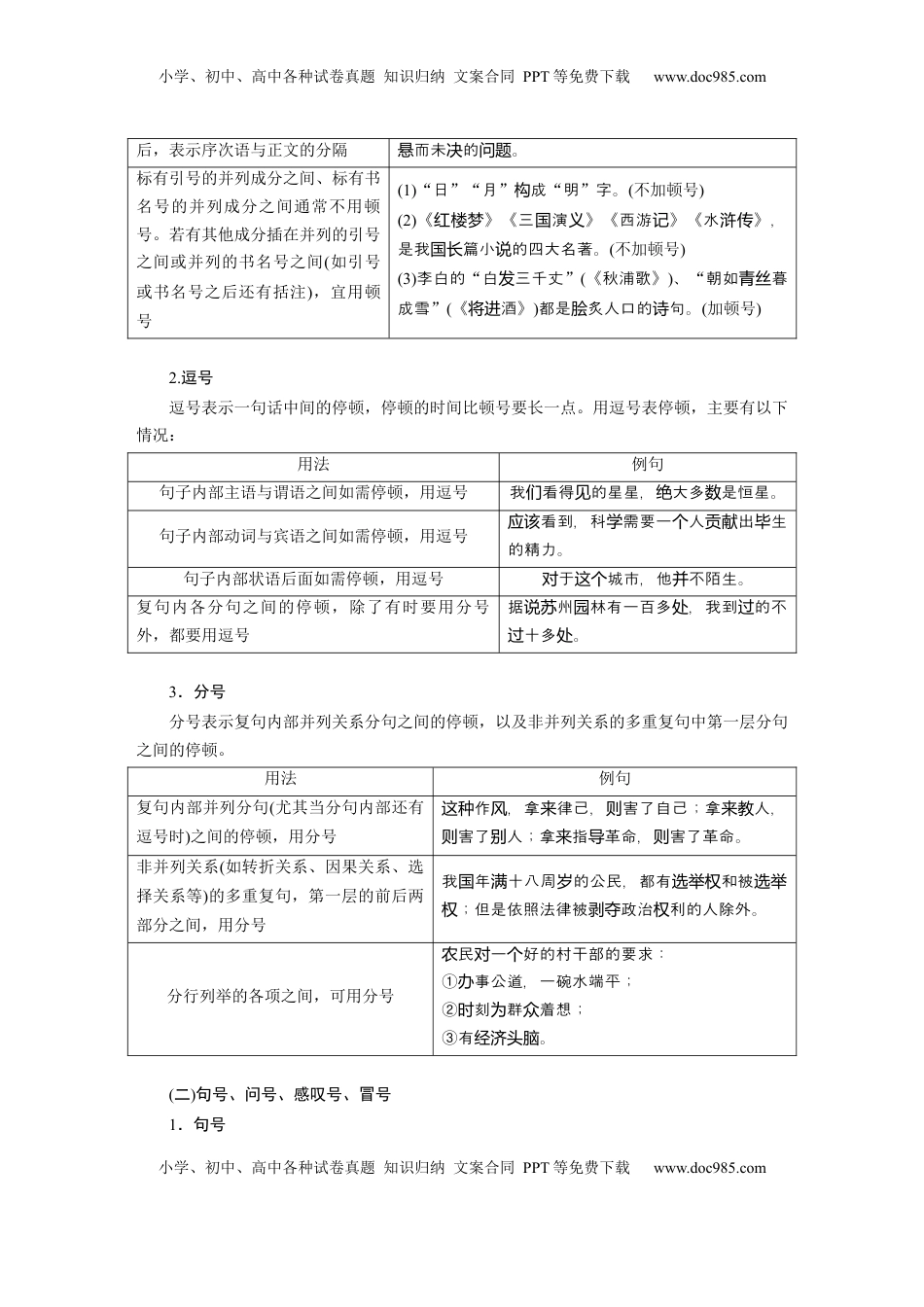 高考语文复习 板块八　学案73　正确使用标点符号——理解语意，掌握用法 (1).docx