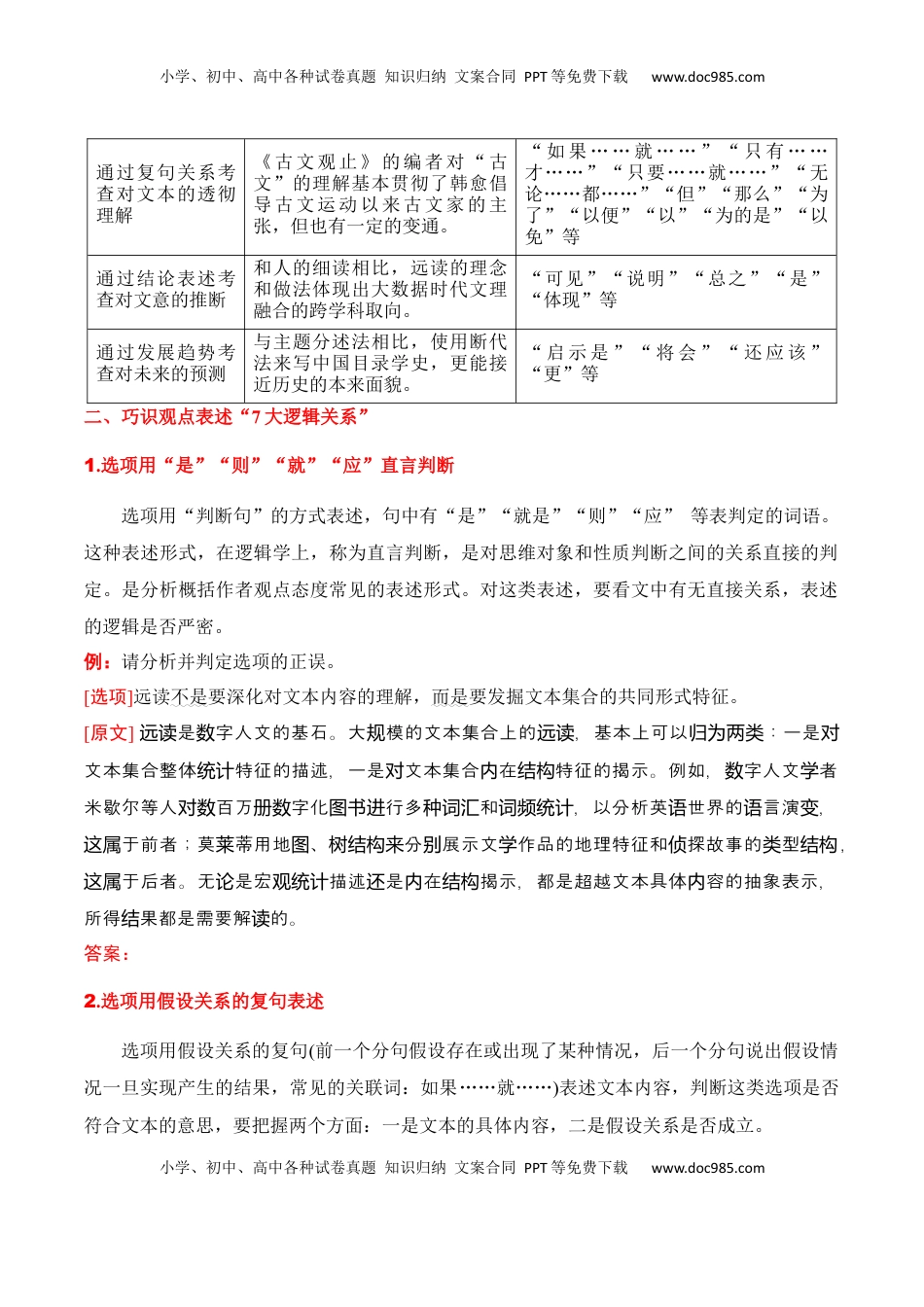 高考语文复习 专题03：信息类文本分析材料，合理推断-【上好课】2025年高考语文一轮复习知识清单（原卷版）.docx