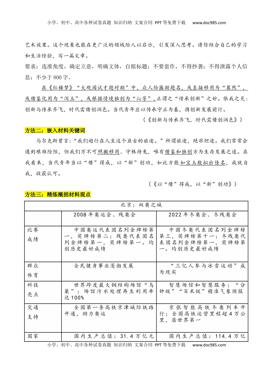 高考语文复习 专题04：议论文开头的写法（原卷版）-【上好课】2025年高考语文一轮复习知识清单.docx