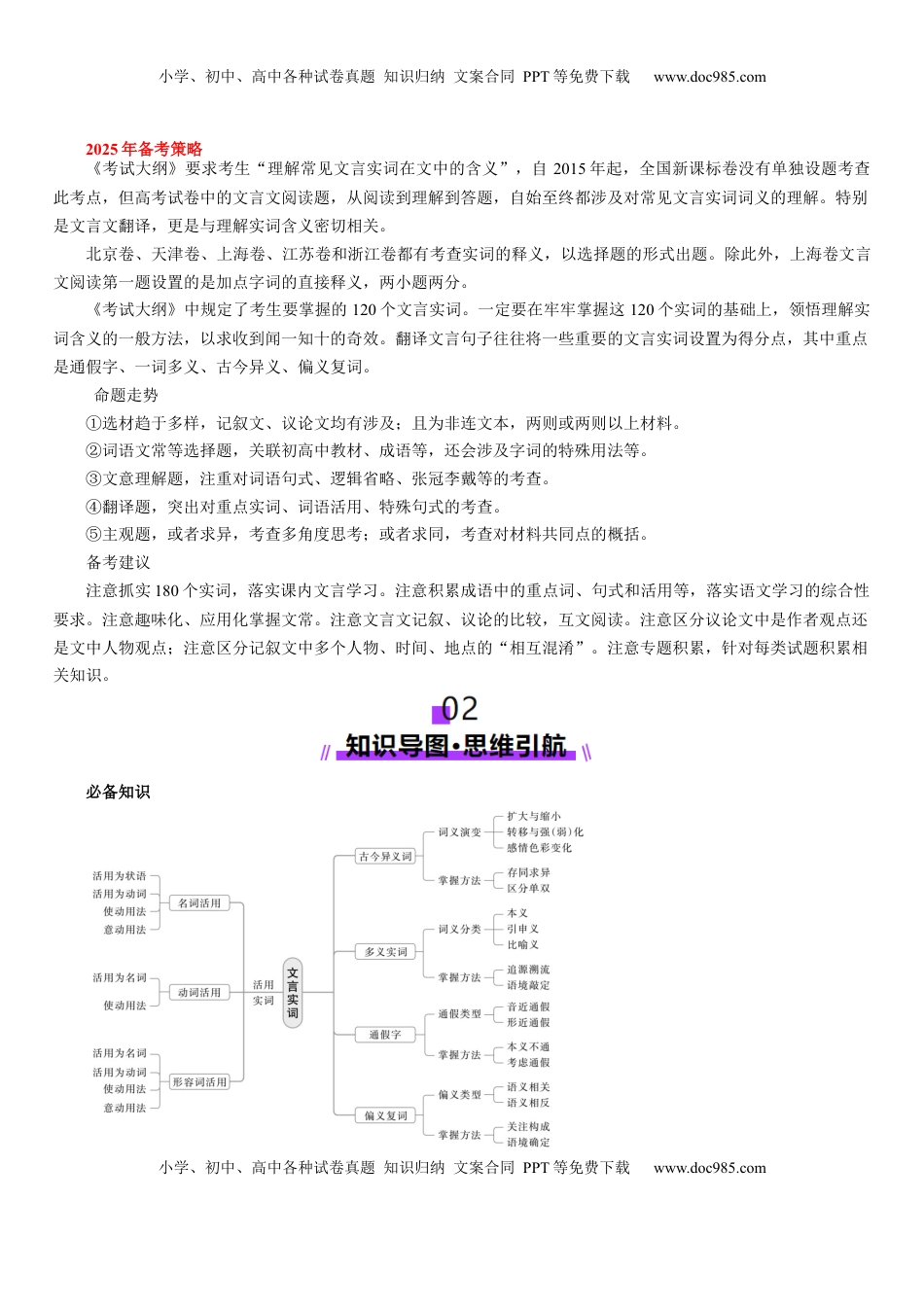 高考语文复习 第11讲 文言实词的理解和积累（讲义）（解析版）.docx