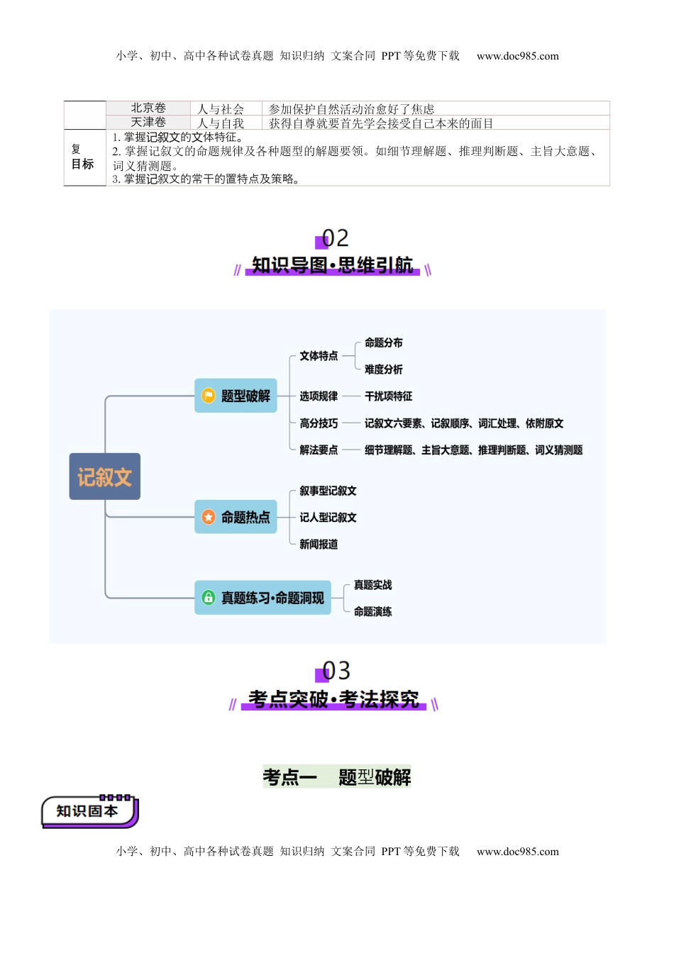 高考英语复习  第06讲 阅读理解记叙文（讲义）-（解析版）.docx