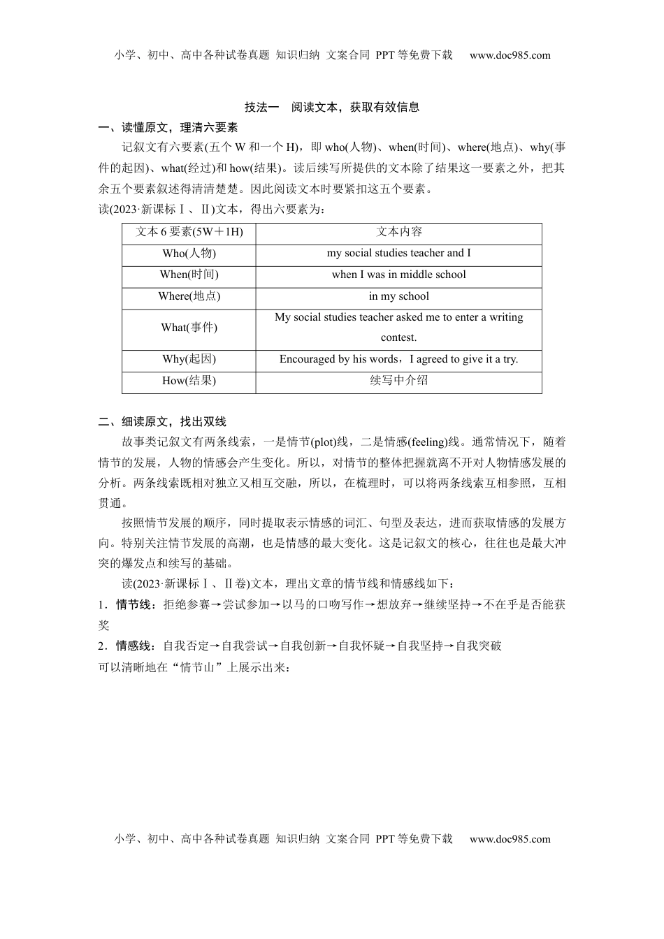 高考英语复习  第二章　第2节　技法指导 (1).docx