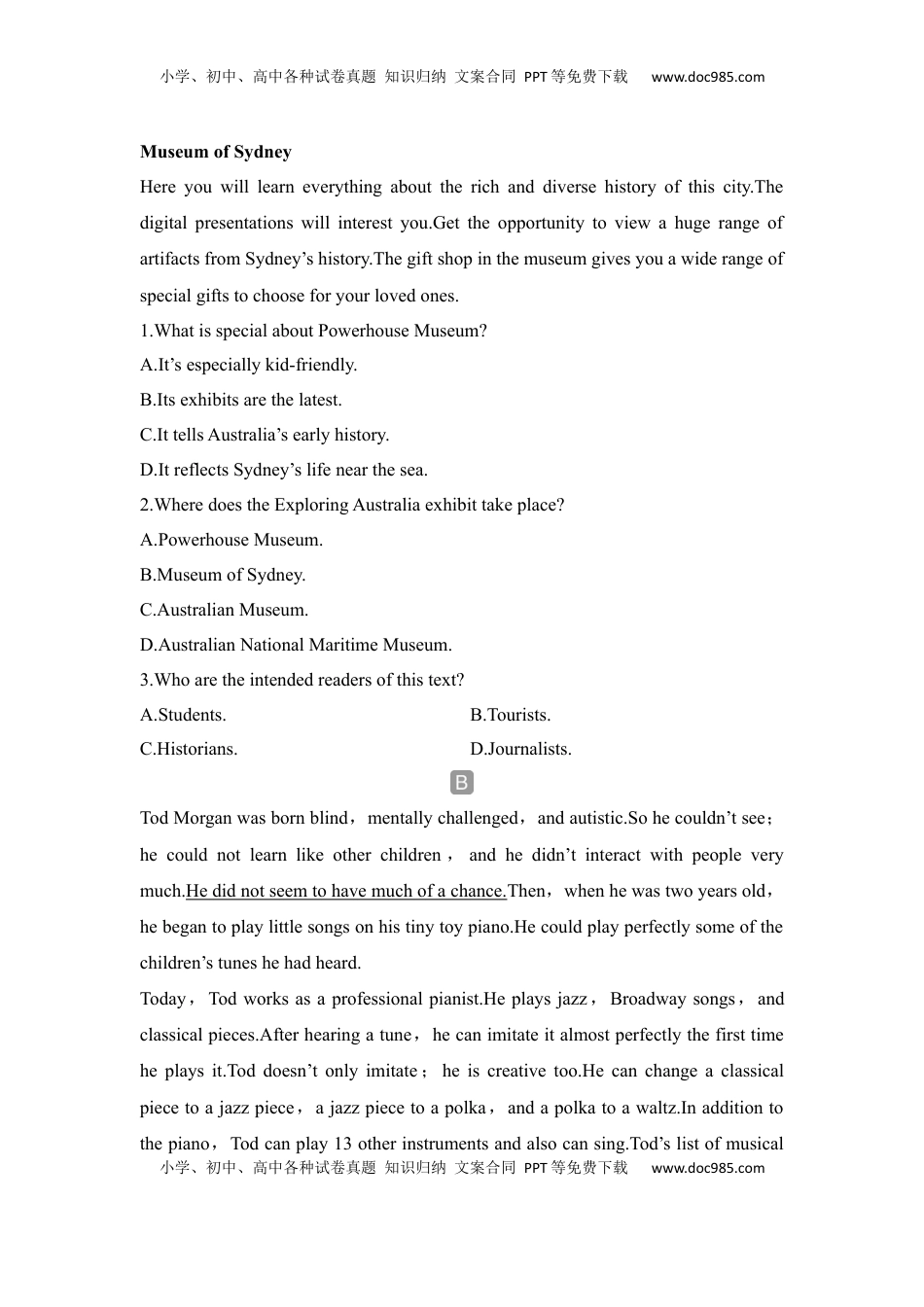 高考英语复习  高中英语2025届一轮复习练习（人教版）选择性必修第三册：UNIT 1 ART（含解析）.docx