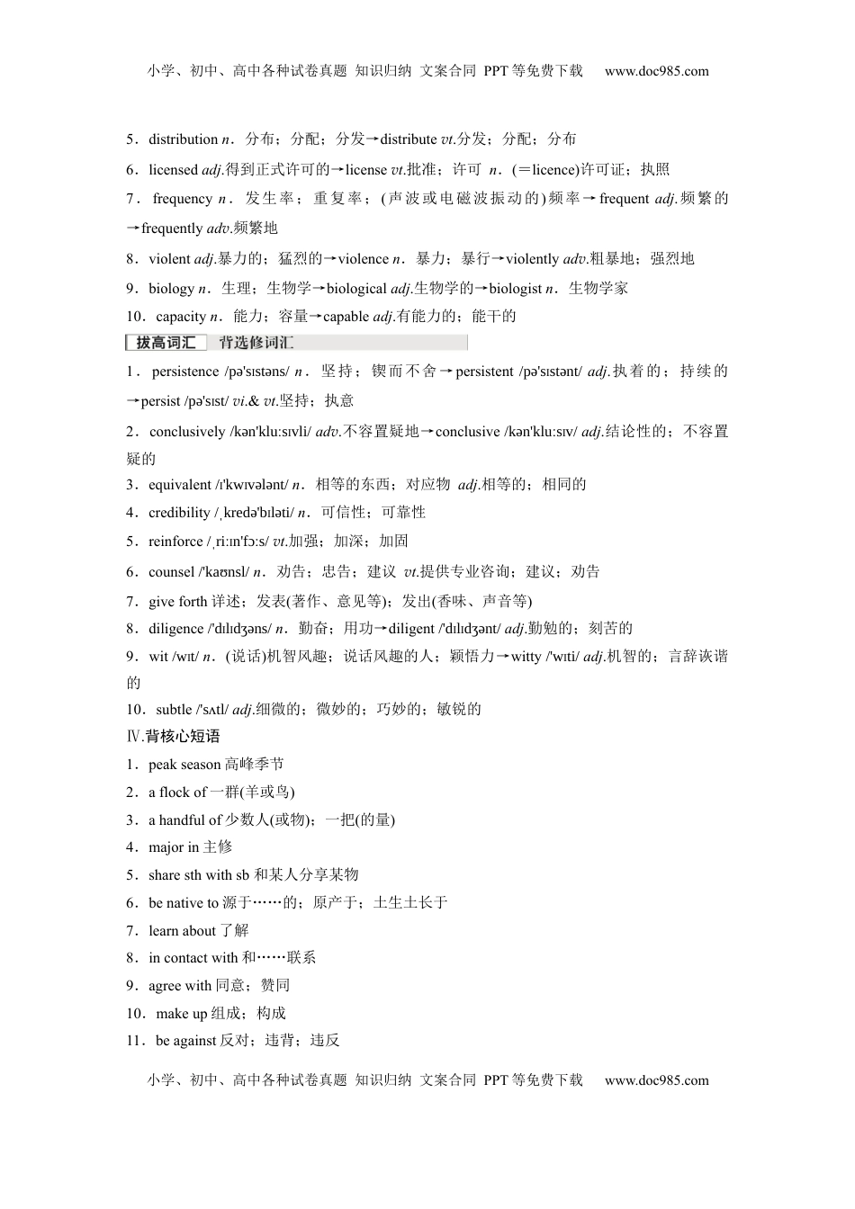 高考英语复习  选择性必修第四册　Unit 2　Iconic Attractions (1).docx
