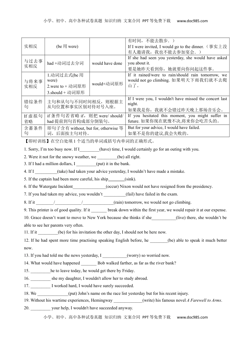 高考英语复习  专题09 虚拟语气三大类用法归纳（讲案）-【上好课】2024年高考英语一轮复习知识清单（全国通用）解析版.docx