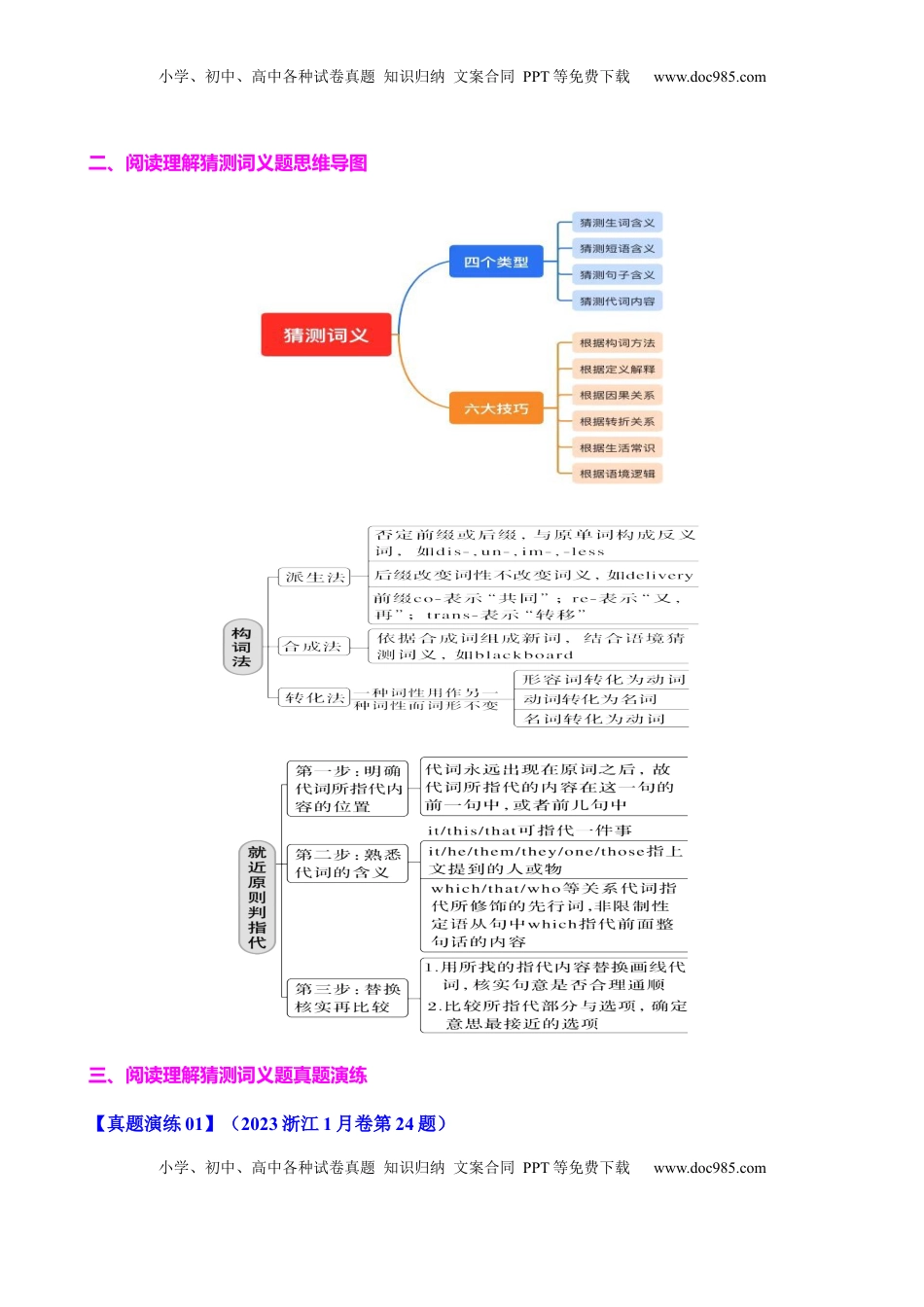 高考英语复习  专题39 阅读理解之猜测词义题（练案）原卷版.docx