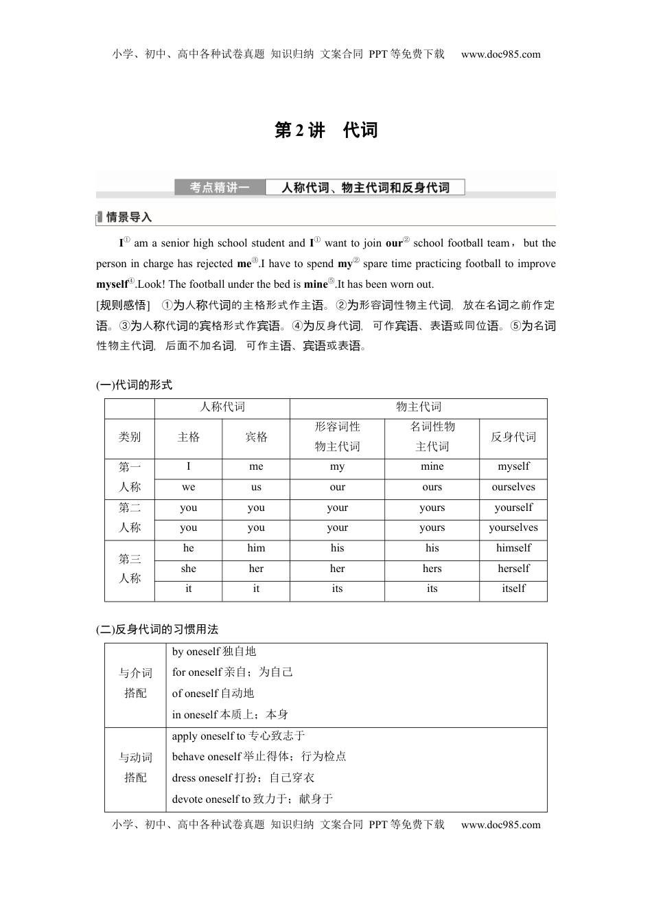 高考英语复习  专题三　第2讲　代词 (6).docx