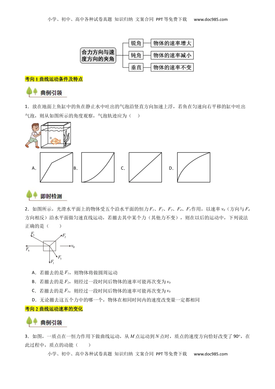 高考物理复习  考点14 曲线运动 运动的合成与分解（核心考点精讲精练）（原卷版）.docx