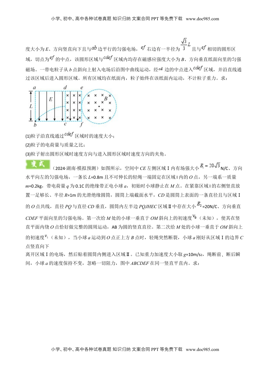 高考物理复习  模板11-2 磁场（四大题型）（原卷版）.docx
