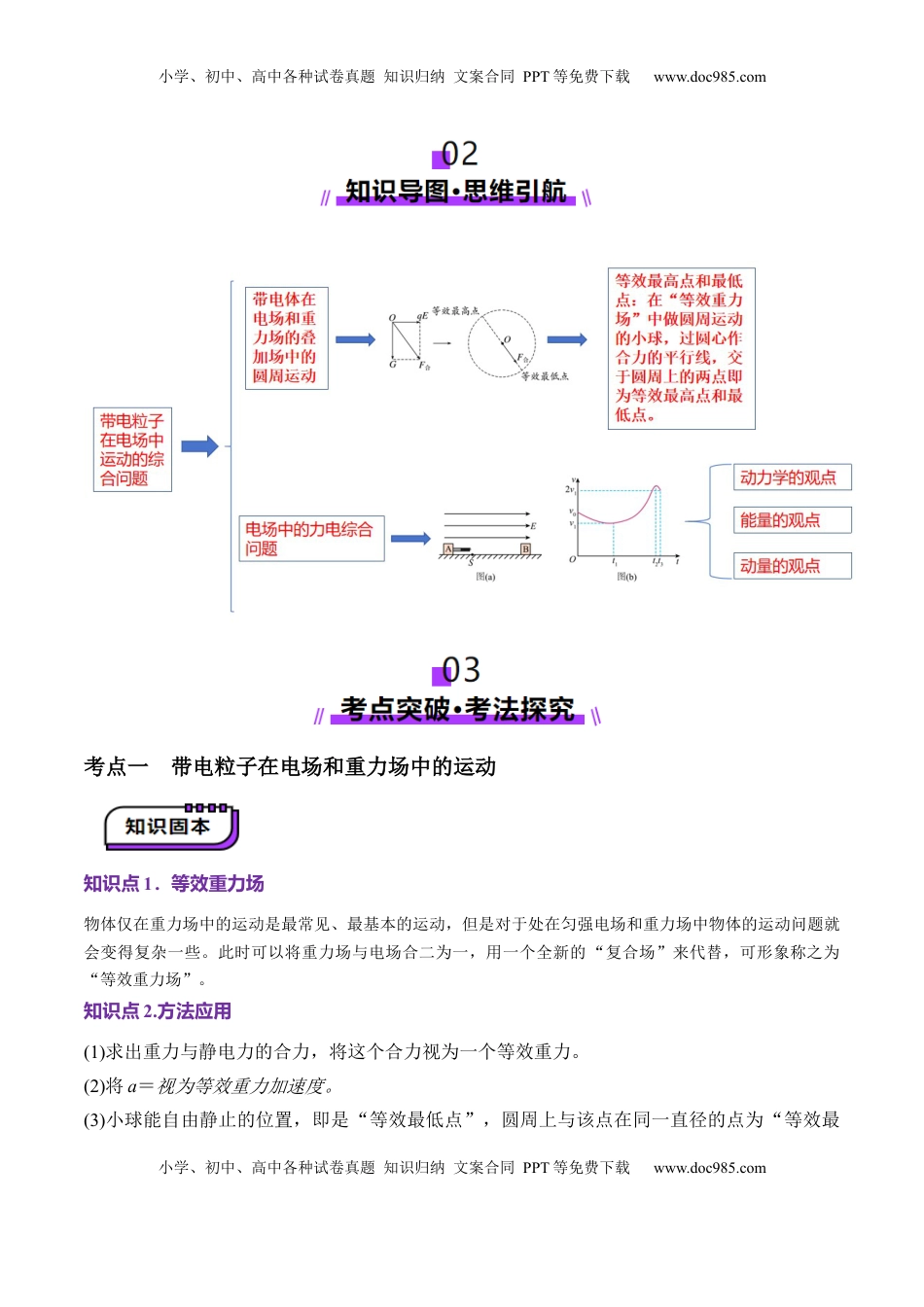高考物理复习  第38讲   带电粒子在电场中运动的综合问题（讲义）（原卷版）.docx