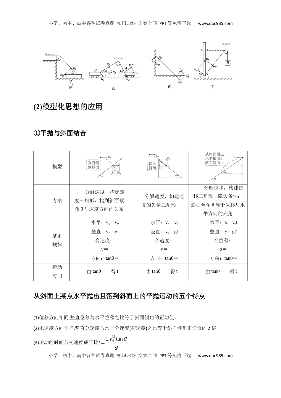 高考物理复习  选择2 力和曲线运动（解析版）.docx