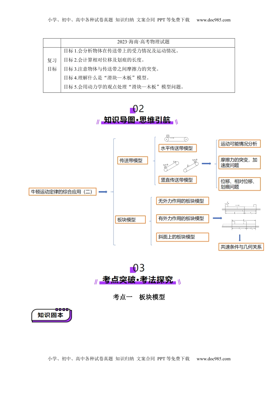 高考物理复习  第11讲  牛顿运动定律的综合应用（二）（讲义）（解析版）.docx
