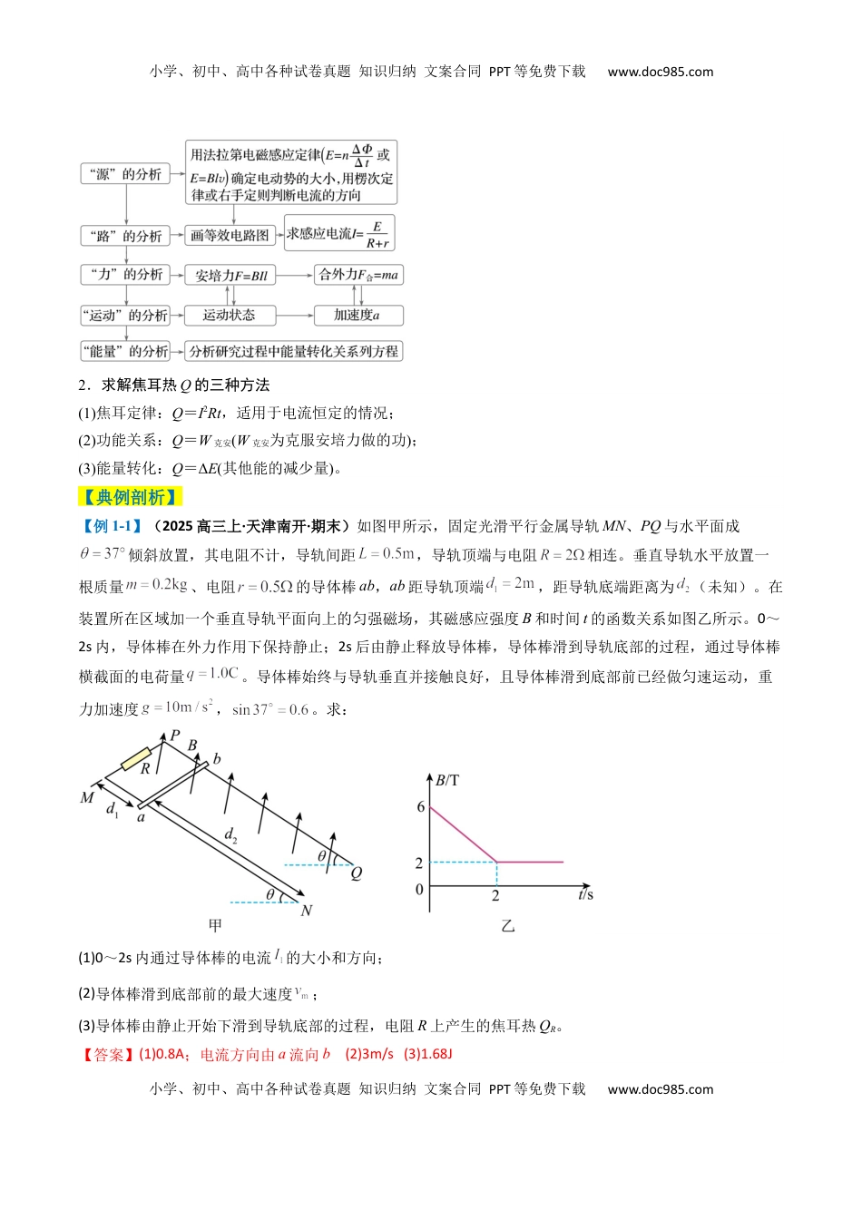 高考物理复习  专题18  电磁感应综合题（解析版）.docx