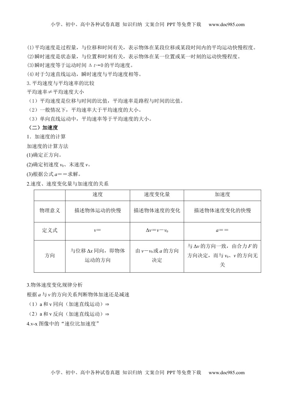 高考物理复习  2025年高考物理知识点归纳-【上好课】2025年高考物理二轮复习讲练测（新高考通用）.docx