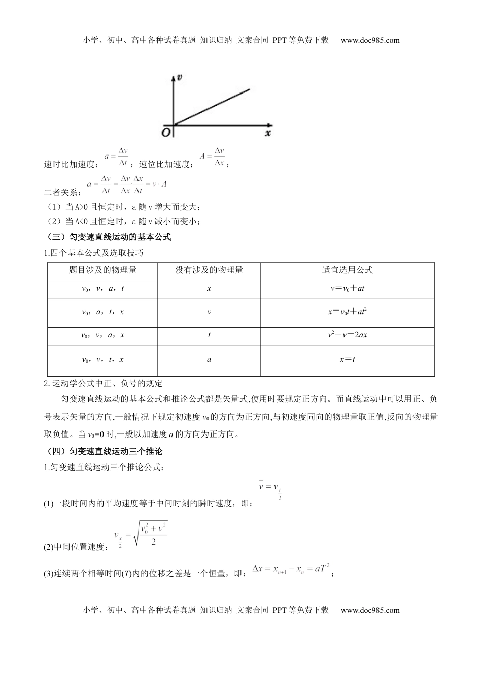 高考物理复习  2025年高考物理知识点归纳-【上好课】2025年高考物理二轮复习讲练测（新高考通用）.docx