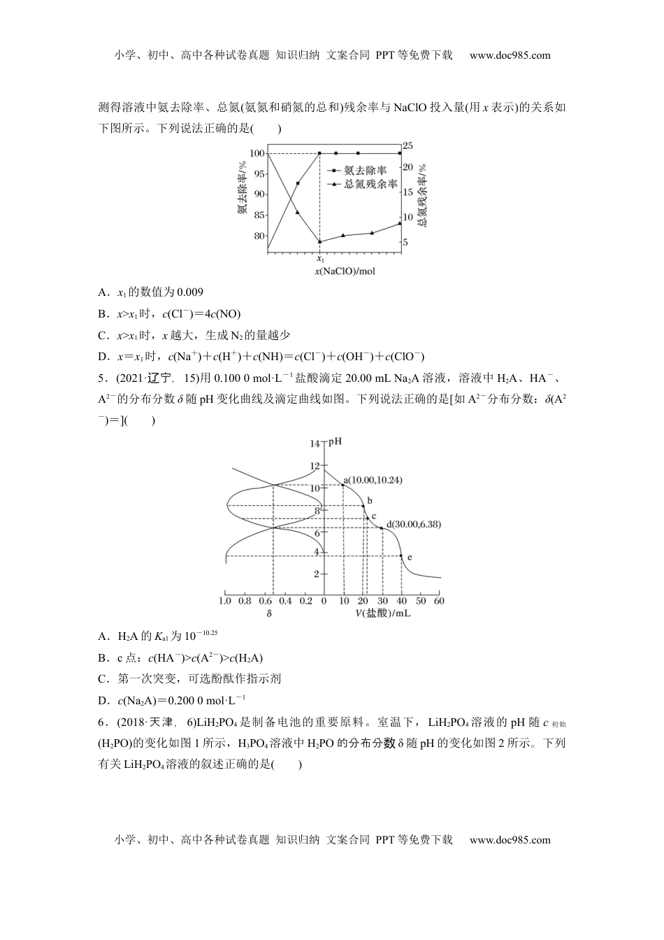 高考化学复习  大单元四　第十二章　热点强化23　多曲线、多含义坐标系图像分析.docx