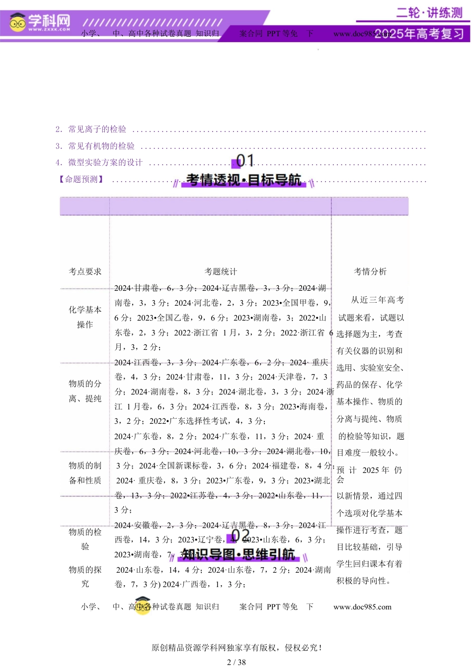高考化学复习  专题15 化学实验基础（讲义）（解析版）.docx