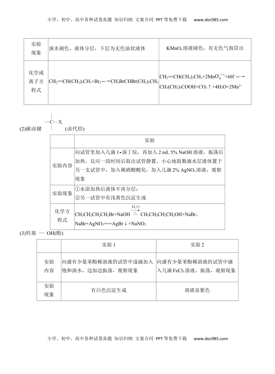 高考化学复习  专题八　选择题专攻3　有机化学实验【淘宝店：红太阳资料库】 (2).docx