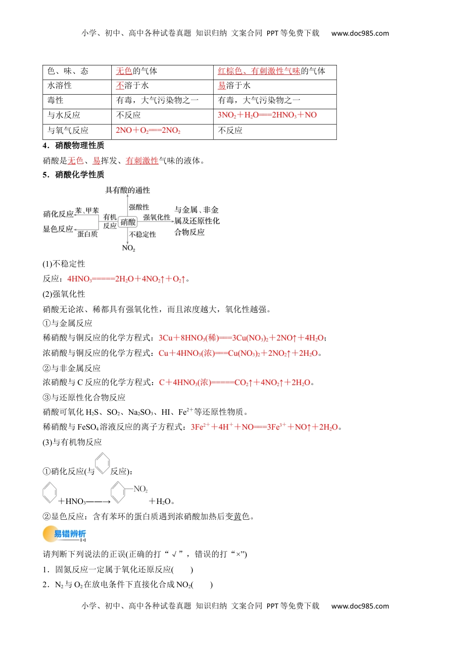 高考化学复习  考点15  氮及其化合物（核心考点精讲精练）-备战2025年高考化学一轮复习考点帮（新高考通用）（解析版）.docx
