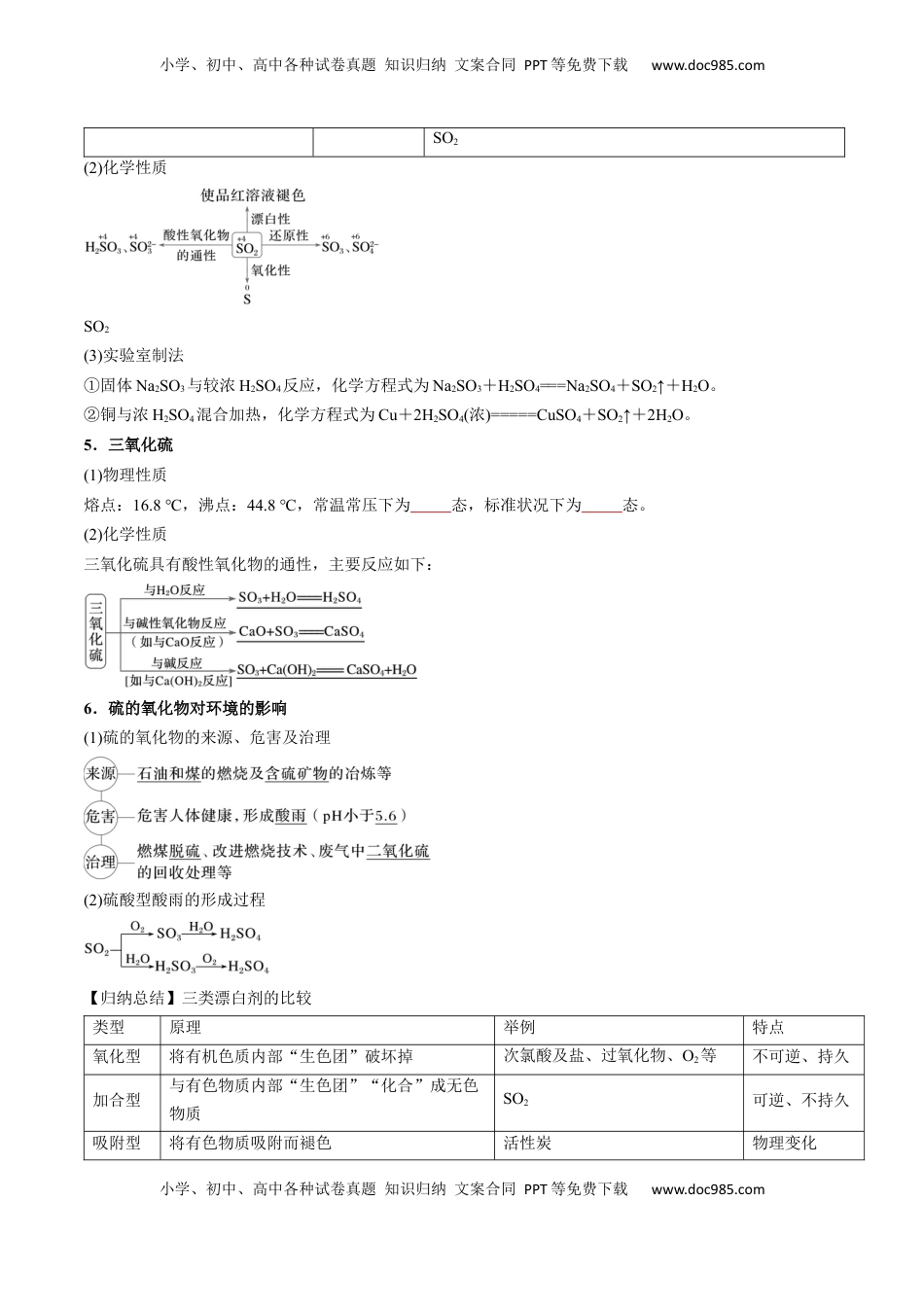 高考化学复习  考点14  硫及其化合物（核心考点精讲精练）-备战2025年高考化学一轮复习考点帮（新高考通用）（原卷版）.docx