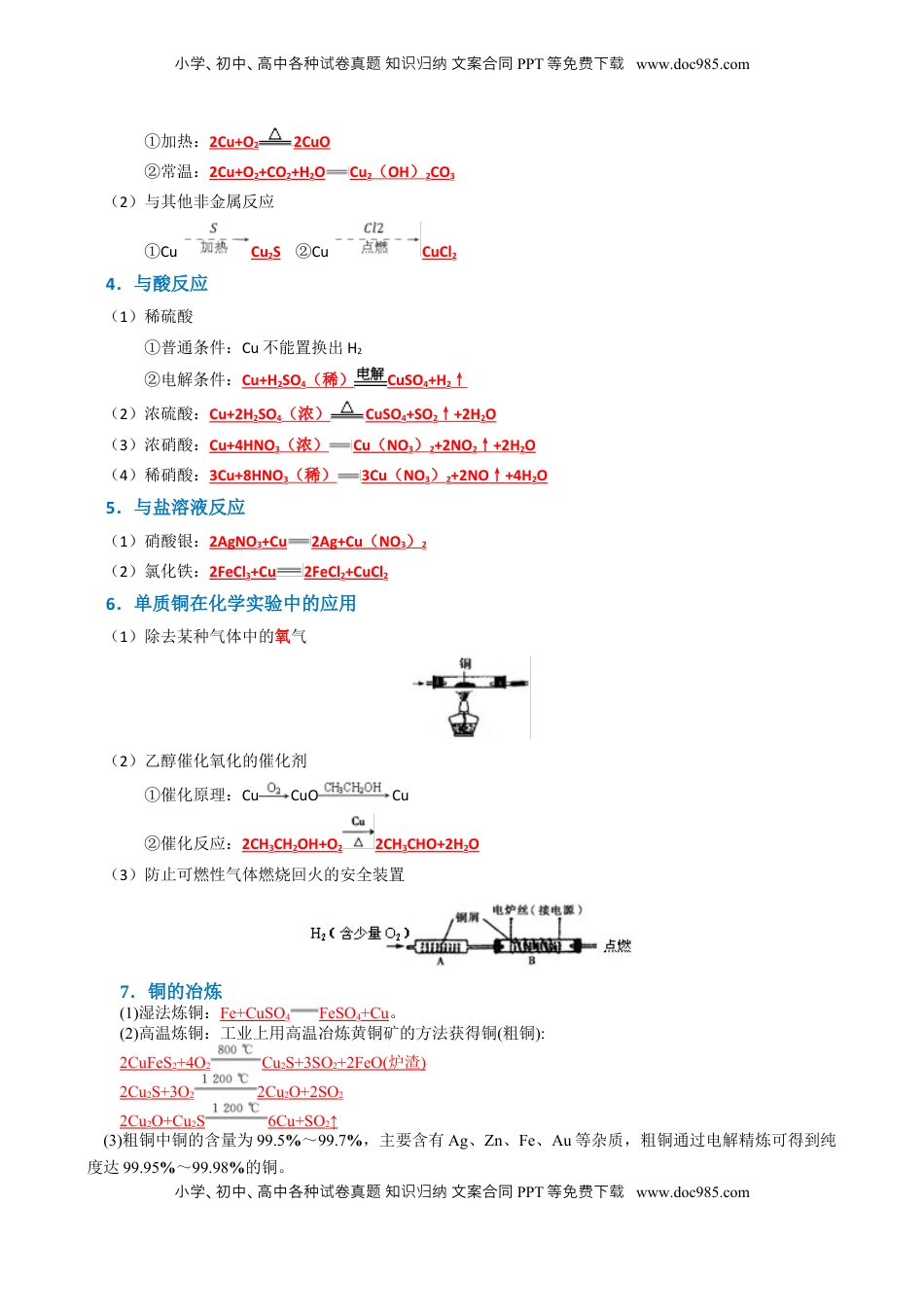 高考化学复习  知识清单08 金属材料及金属矿物的开发利用（解析版）.docx