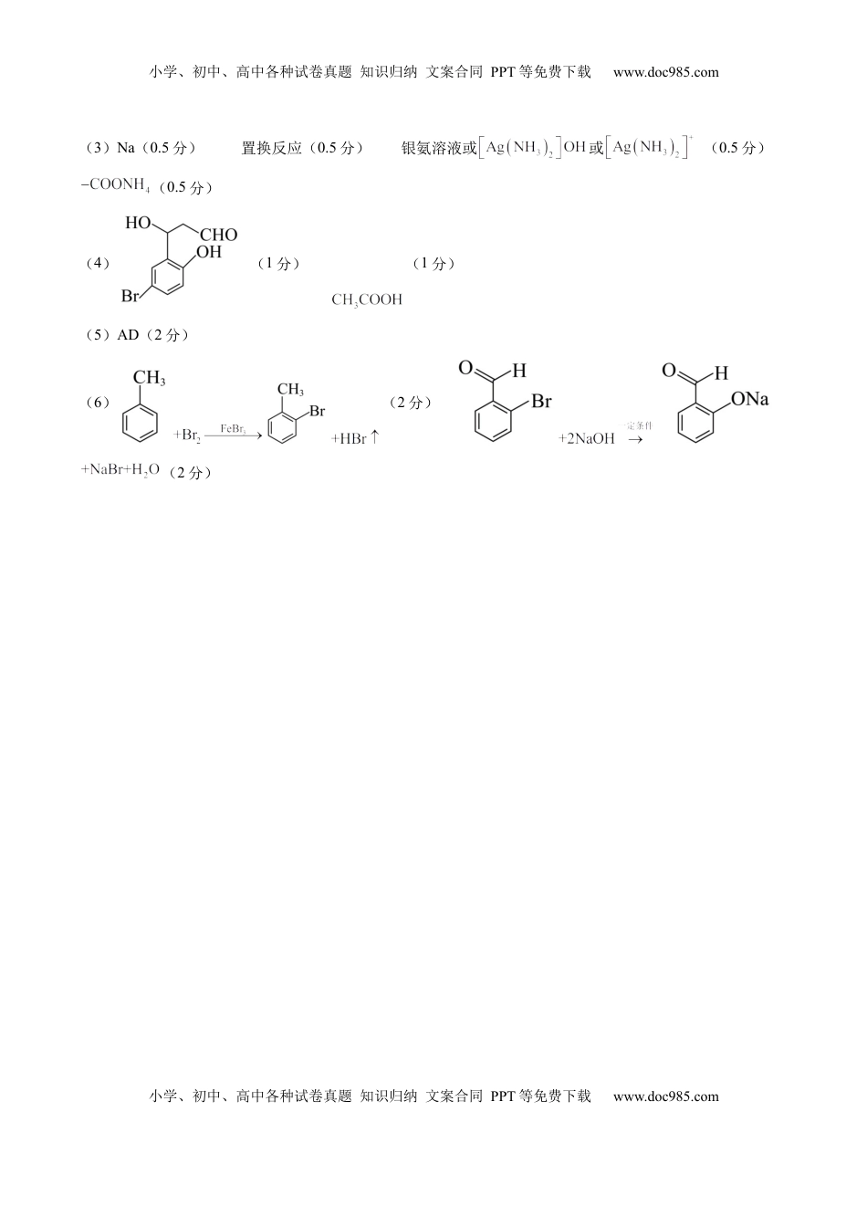高考化学复习  信息必刷卷01（广东专用）（参考答案）.docx