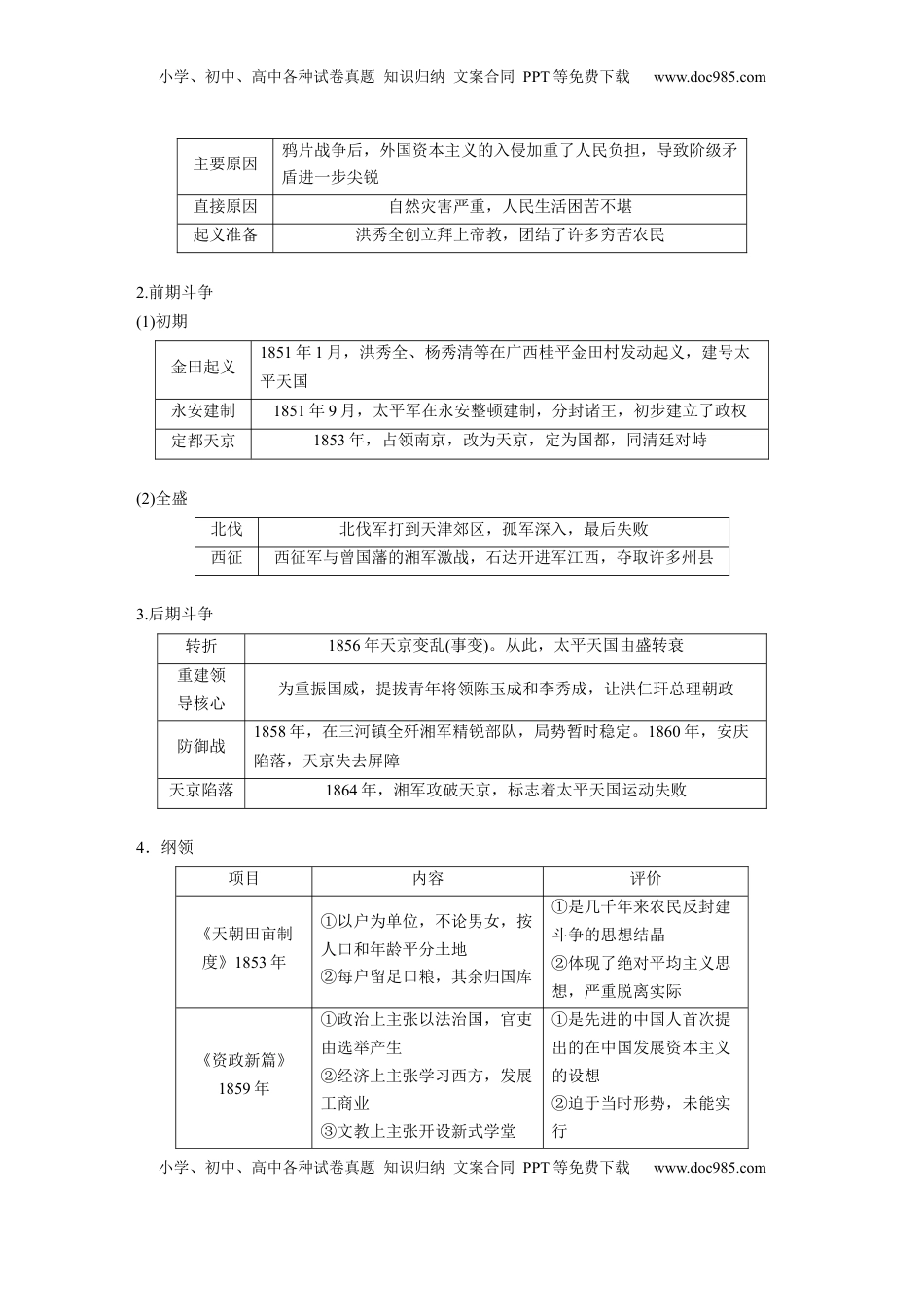 高考历史复习  板块二　第六单元　第14讲　国家出路的探索 (1).docx