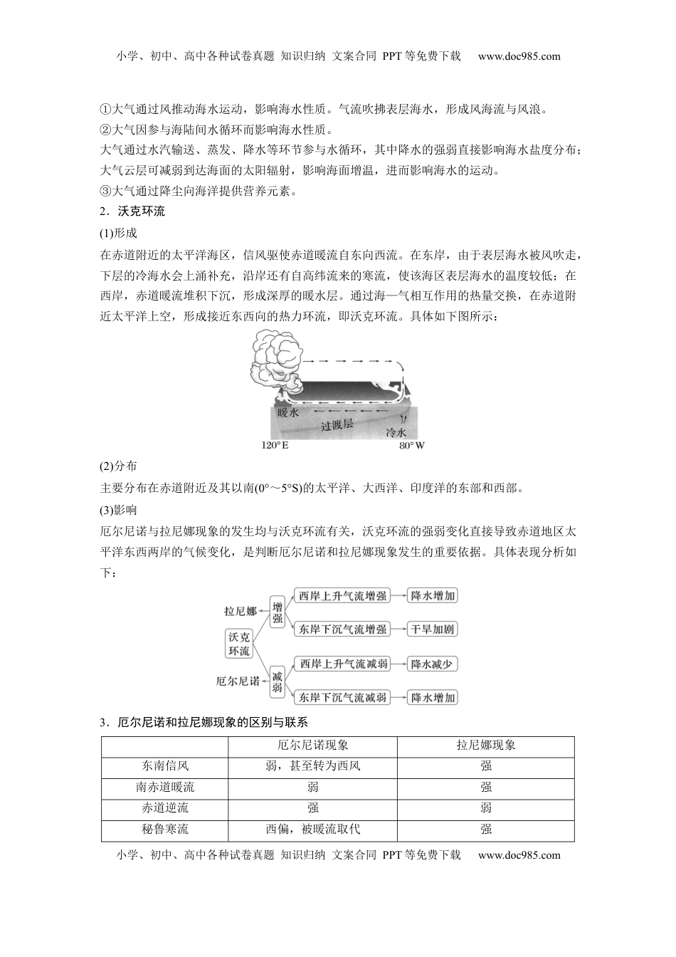高考地理复习  第四章　课时25　海—气相互作用 (1).docx