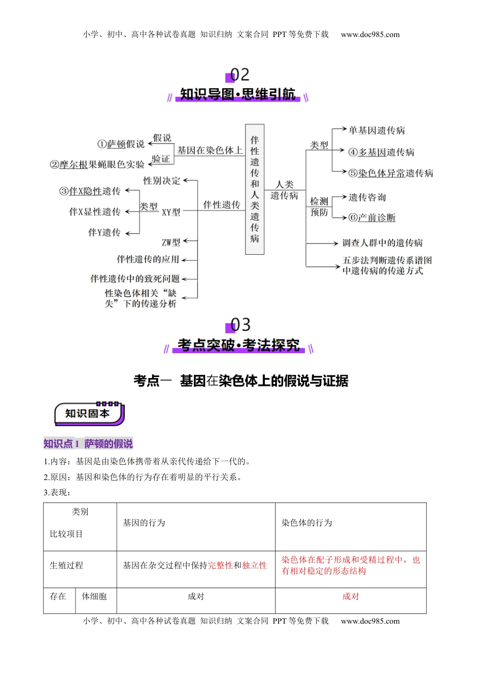 高考生物复习  第17讲 伴性遗传和人类遗传病（讲义）（解析版）.docx